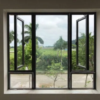 Cửa sổ mở quay 1 cánh nhôm Xingfa
