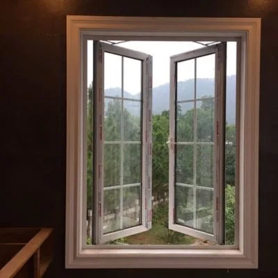 Cửa sổ mở quay 2 cánh nhôm Xingfa