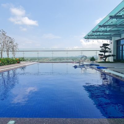 Thi công lắp đặt mái kính bể bơi đẹp tại Hà Nội